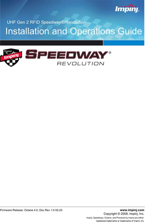 speedway rfid reader manual|speedwayr manual.